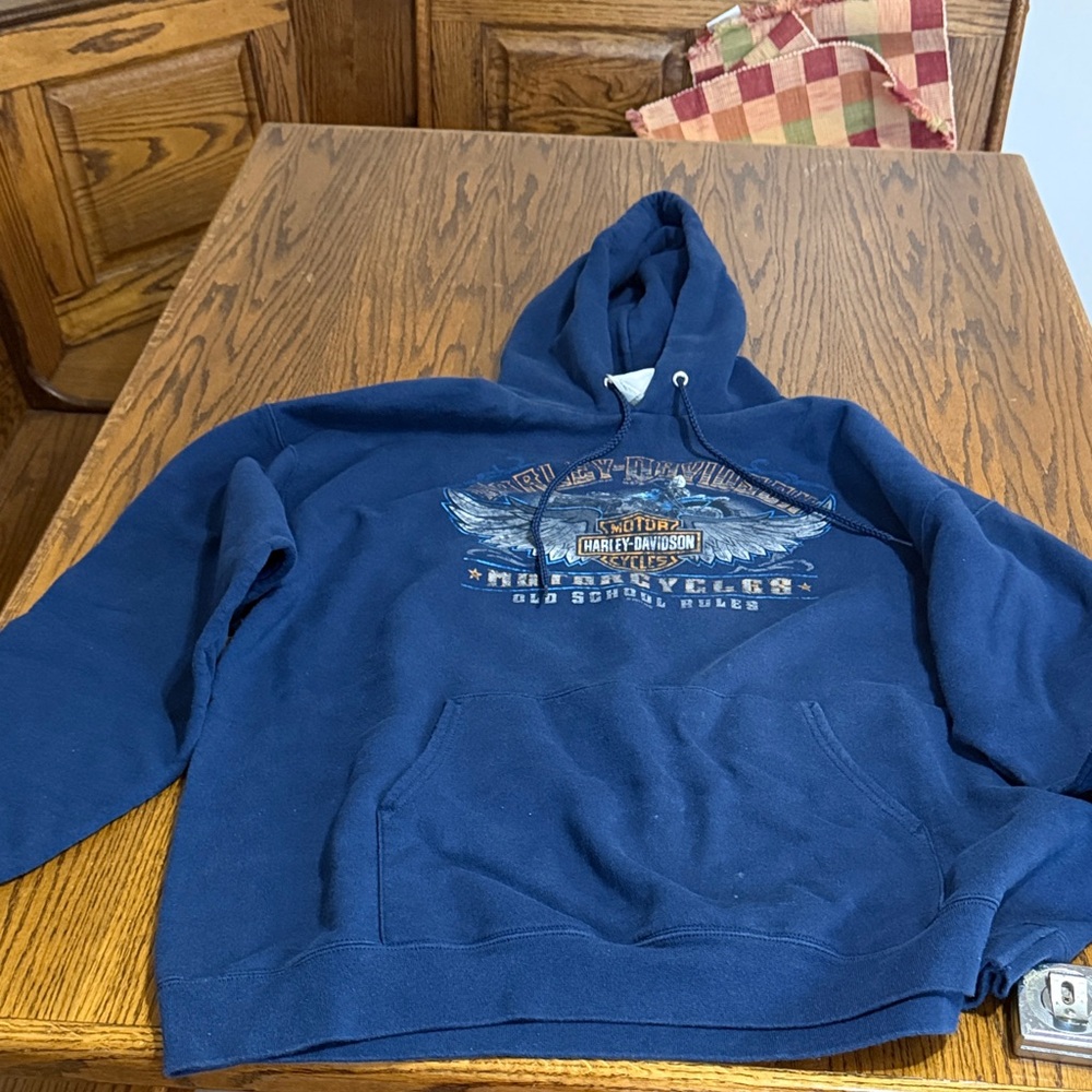 Harley-Davidson Navy Blue Men's Hoodie